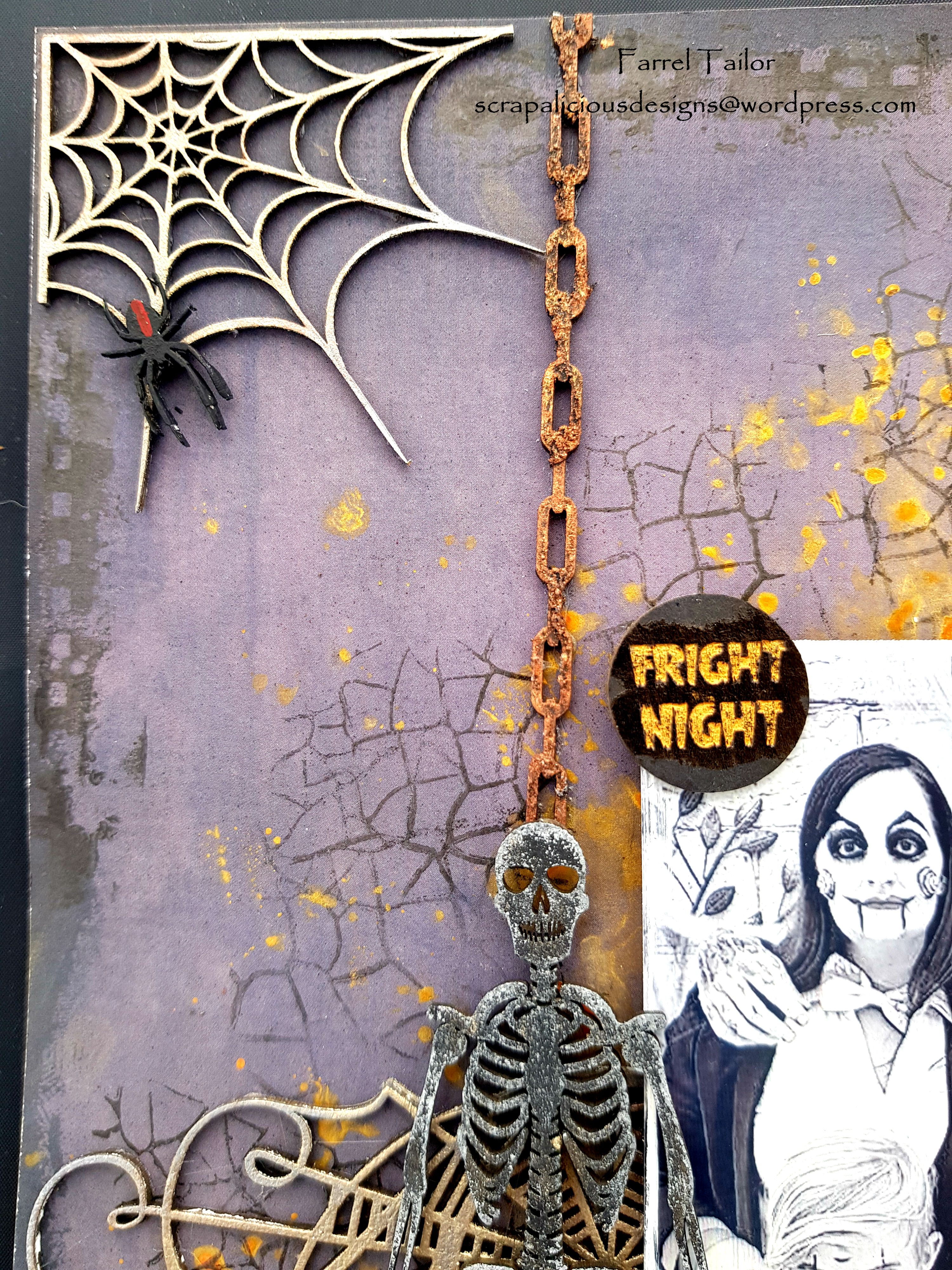 Dusty Attic Fright Night skeleton